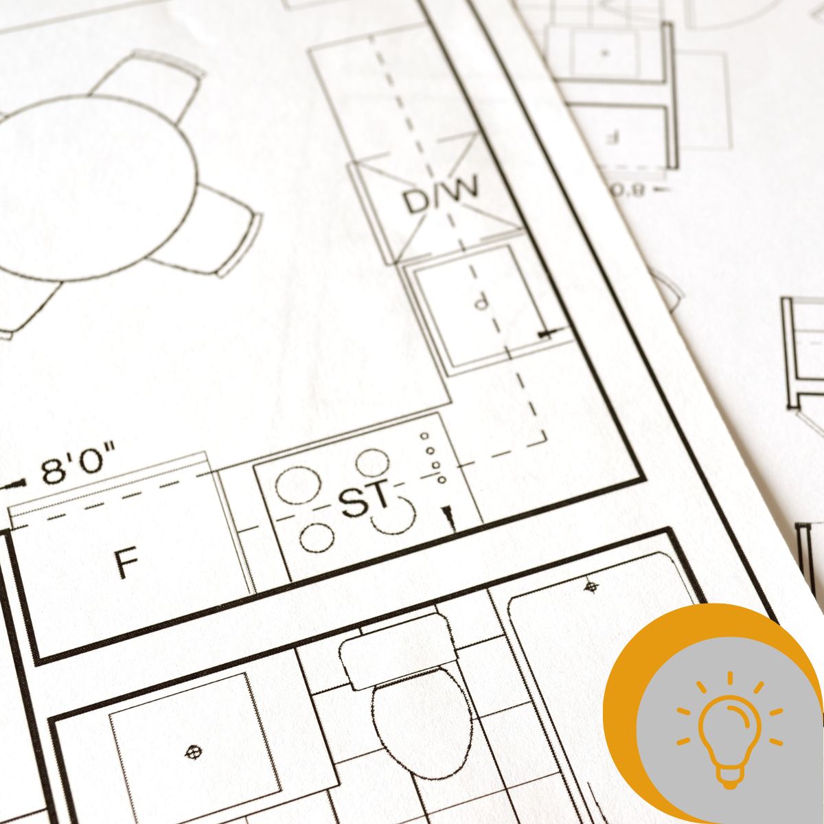 Das Bild zeigt Wohnungsgrindriss als Basis für die Beratung zur Wohnraumanpassung (Bildquelle: Canva).